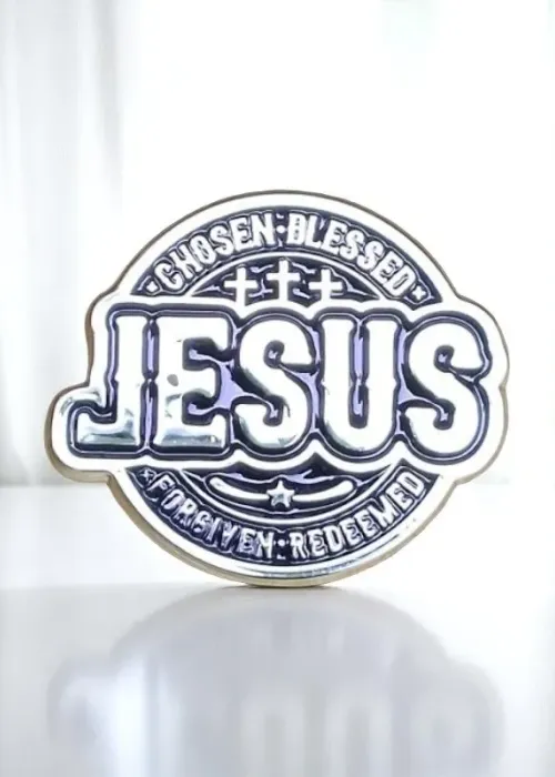 JESUS Premium Lapel Pin - Black