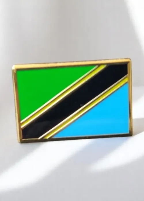 Tanzania National Flag Lapel Pin