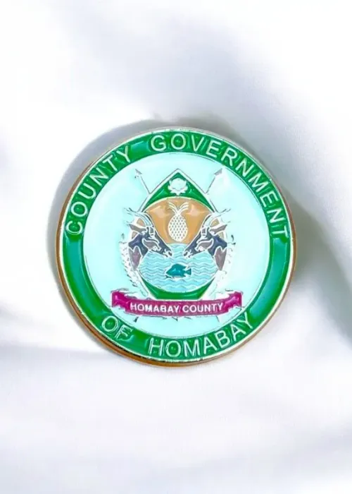 Homa Bay County Emblem Lapel Pin
