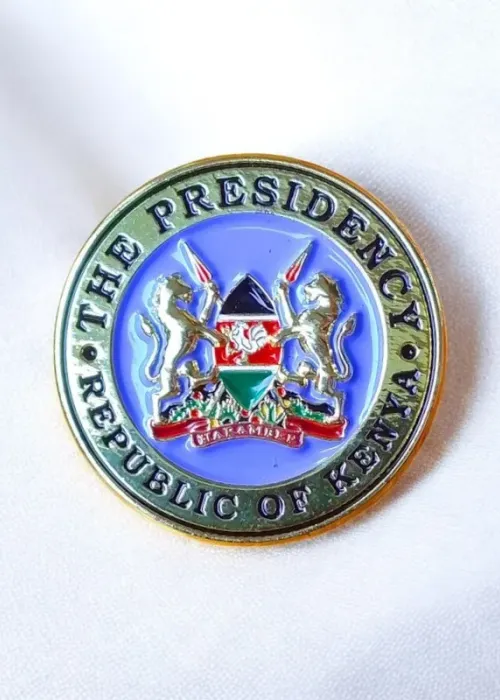 Presidency Blue Emblem Lapel Pin