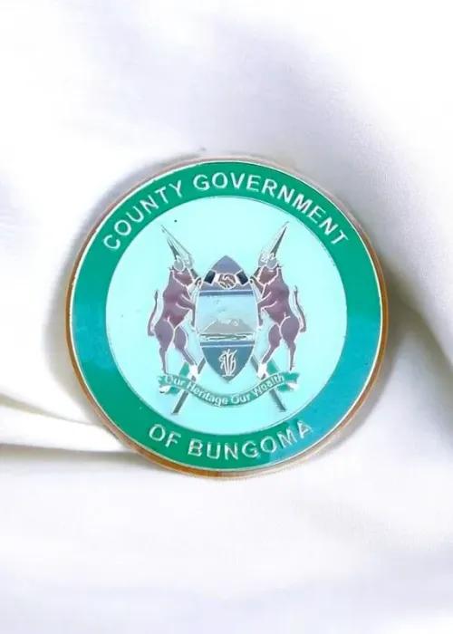 Bungoma County Emblem Lapel Pin